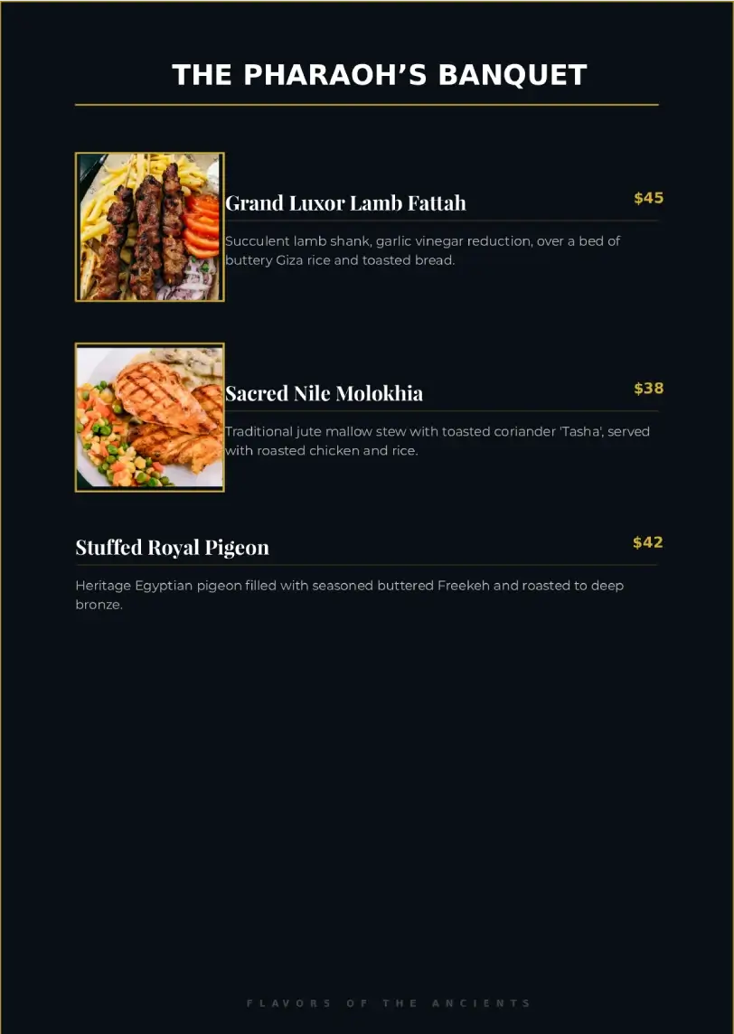 egyptian restaurant food-menu3