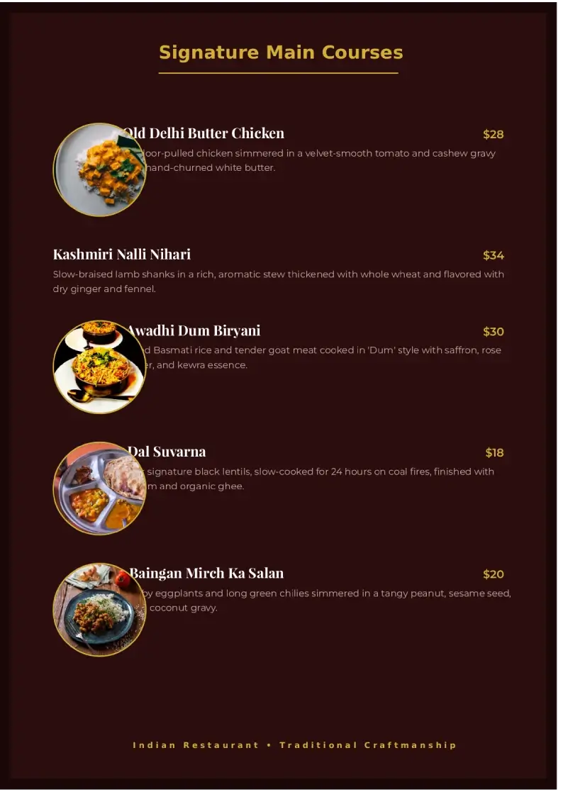 indian restaurant food-menu3
