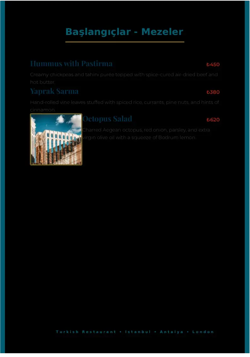 turkish restaurant -menu2